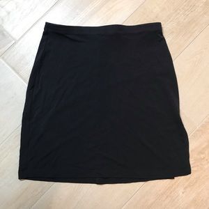 Express black bodycon skirt
